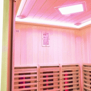 SAUNA INFRAROUGE BOREAL® SIGNATURE 150C D'ANGLE À SPECTRE COMPLET - 150X150X205_5