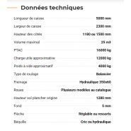 Rollfarm 5025, benne monocoque en acier haute limite élastique
