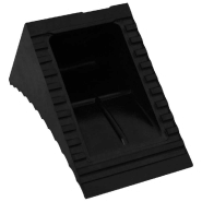 Vidaxl cales de roue 2 pcs 29x16x19 cm caoutchouc 150991_5