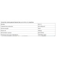 Machine de cornet de crème glacée - Henan Gelgoog - 300-350 pcs/h - 220V/50Hz - CE - cône croustillant_5