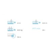Équipement de levage B-Lift 410 HR pour déménagement professionnel