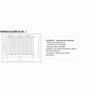 Clôture industrielle - panneaux en fils d'acier soudés - pour bâtiments industriels et résidences_5