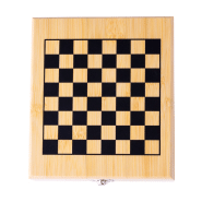 Set à vin en acier inoxydable - Jeu d'échecs en bambou avec 32 pièces et accessoires_5