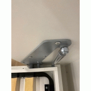 Armoire lit horizontale escamotable STRADA-V2 - Structure blanc mat, façade blanc brillant - Couchage 90x200 cm, design chic_5