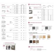 Bureau fixe classique - Gamme INÉO - Plateau mélaminé ép. 25 mm - Modulable et économique_5