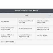 Échafaudage roulant aluminium Starlium 800 - Comabi SNC - Hauteur de travail maximale 14,00 m - usage ultra intensif_5