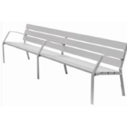 Banc public Modo La Forest - métal - Matériau robuste_5