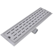 Vidaxl drain de douche linéaire 2 pcs ligne 530x140mm acier inoxydable 275953_5