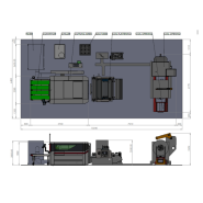 Table de découpe laser fibre pour tôle - ADFORM BLE CFS 1515 avec bobine - Accélération 1,5G et vitesse de coupe 150 m/min_5