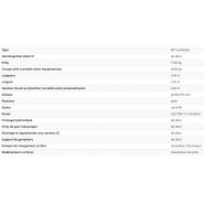 Porte engins RP7 avec plancher acier et hauteur de 0,65m