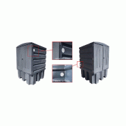 Armoire de rétention PEHD pour cuve 1000 L + Caillebotis PE - Avec Ventilation_5