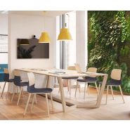 Chaise empilable KLIK - originale et élégante avec options pieds métal ou bois, 6 coloris disponibles, fabrication française_5