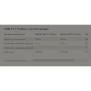 Grue auxiliaire Hiab XS 477 avec distributeur V80 et commande XSDrive