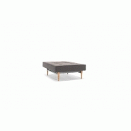 Fauteuil-lit convertible SPLITBACK Styletto - 90x115 cm - Pieds chêne naturel - Tissu Flashtex Dark Grey - Innovation Living_5
