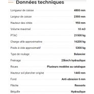 Benne Rollroc 4800 performante et facile à tracter