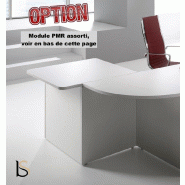 Bureau d'accueil Pano avec façade colorée - Ofitres - 120, Aigue Marine brillant_5