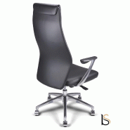 Fauteuil Manager Tery - ACT' - cuir noir_5