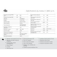 Gtw-870 t6 60 hz triphasé groupe électrogène industriel - genelec - 999 kva