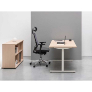 Bureau assis-debout motorisé réglable en hauteur avec une manivelle ou électriquement - DRIVE_5