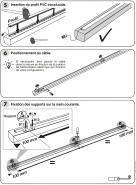 Main courante pour escalier en hêtre avec LED intégrée