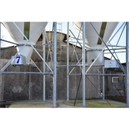 Silo d'aliment d'élevage à cône axial sortie Ø700 - Capacité 5.5 à 50m3 -  Ø2325 à Ø3000 - Silo Gâtine 700_5
