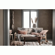 Canapé convertible futon Grab en pin naturel - Coloris vert foncé - Couchage 130 x 190 cm_5