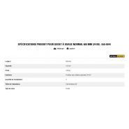 550-9344 godet d'excavation à usage normal - caterpillar finance france - 600 mm (24 in) - poids 418 kg_5