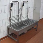 Lux station de lavage de bottes - Acier inox 1.4301 - 1 à 3 places de lavage_5