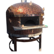 Four à pizza de la ligne luxe, esthétique et unique, disponible au gaz ou bois