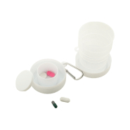 Gobelet pliable publicitaire - plastique PP recyclé - 220 ml avec pilulier et mousqueton_5