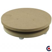 Plateau motorisé pour animation de vitrines commerciales