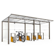 Appui vélos tout acier - Kub 306496 - Hauteur 750 mm, Largeur 80 mm, Longueur 750 mm_5