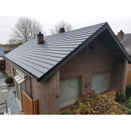 Tuile en acier rectangulaire pour toiture - METROTILE® Thermolaqué QUBE ACOUSTIC - Design moderne et isolation phonique_5