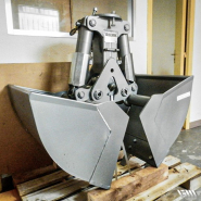 Benne preneuse Série GMVT2 - double vérins verticaux - pour sols durs et abrasifs - GENERAL TP_5