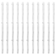 Vidaxl clôture à mailles avec poteaux acier galvanisé 25x1 m argenté 141499_5