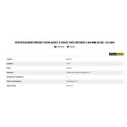 519-5404 godet d'excavation à usage très intensif - caterpillar finance france - 2 050 mm (81 in) - capacité 4.4 m³_5