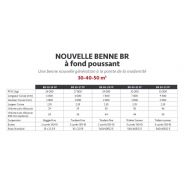 Benne Br fp Jeantil avec options de pneumatiques variées