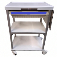Guéridon modulaire de soins ou vaccination - JETCART, stockage organisé des fournitures médicales et dossiers cliniques_5