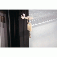 Arrière-bar deux portes coulissantes Série G noir 208L GL003 Polar_5