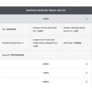 Échafaudage roulant aluminium Totem 2 Box 180 - Comabi SNC - Hauteur de travail maximale 9,85 m_5