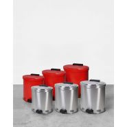 Poubelle de sécurité avec grande poignée arrière pour manipulation aisée