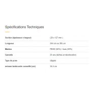 Xtreme Advantage - clôture en composite Fiberon - longueur 305 cm - LAM211 - lame bois composite antidérapante_5