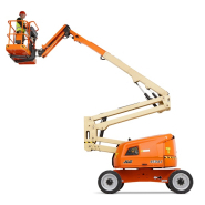 Nacelle articulée diesel JLG - Hauteur de travail 12,33 à 48,15 m - 7 roues motrices et essieu oscillant_5