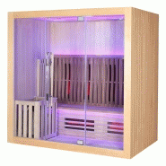 SAUNA COMBI BOREAL® ELÉGANCE 4 - 200X125 INFRAROUGE + VAPEUR_5