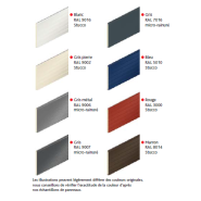 Porte sectionnelle industrielle sur mesure - ISO V40 - panneaux injectés ou vitrages, fabrication française_5