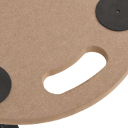 Vidaxl chariots sur roulettes 6 pcs rond bois d'ingénierie 154888_5