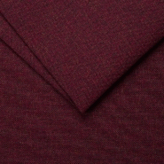 Canapé convertible express Mac Mahon - sommier à lattes 120 cm - matelas 16 cm - tissu tweed rouge mahogany_5