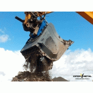 Godets concasseurs Vipermetal VPCH-21 - broyage des déchets de construction et démolition_5