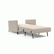 Fauteuil convertible design INNOVATION LIVING - Sofabed Cubed 02 Arms Blida Sand Grey - Lit 200x90 cm_5