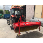 Tracteur balayeuse de route monté à l'arrière - modèle Basic - hydraulique avec brosses robustes_5